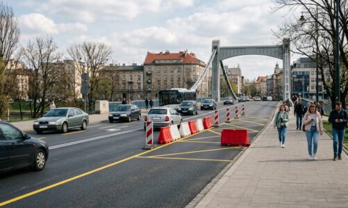 Utrudnienia na moście Grunwaldzkim w Krakowie: czasowa organizacja ruchu