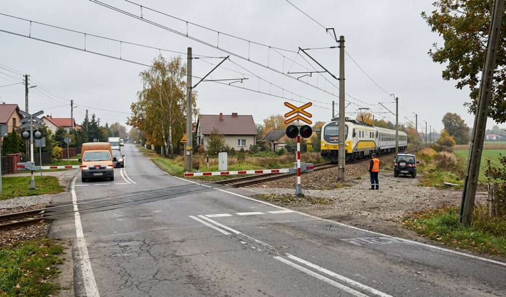 Zderzenie pociągu z samochodem ciężarowym w Michałowicach. Utrudnienia w ruchu