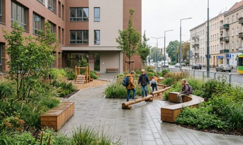 Nowa zieleń i infrastruktura rekreacyjna przy poznańskich placówkach edukacyjnych