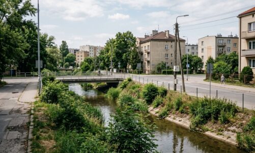 Kraków planuje nową kładkę nad rzeką Prądnik oraz przebudowę skrzyżowania