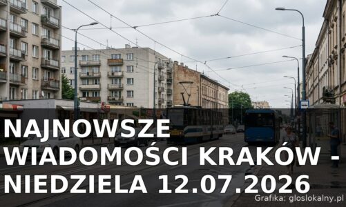 Najnowsze wiadomości Kraków – Niedziela 12.07.2026