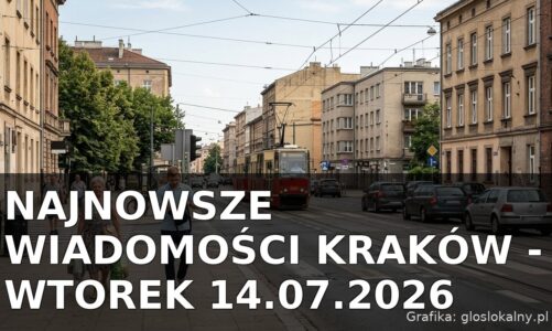Najnowsze wiadomości Kraków – Wtorek 14.07.2026