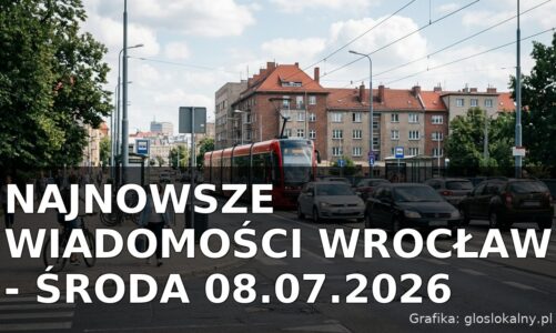 Najnowsze wiadomości Wrocław – Środa 08.07.2026