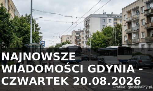 Najnowsze wiadomości Gdynia – Czwartek 20.08.2026