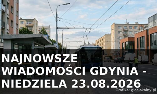 Najnowsze wiadomości Gdynia – Niedziela 23.08.2026