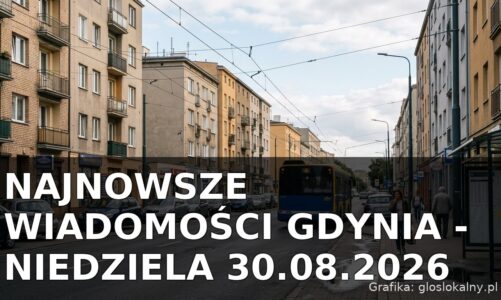 Najnowsze wiadomości Gdynia – Niedziela 30.08.2026