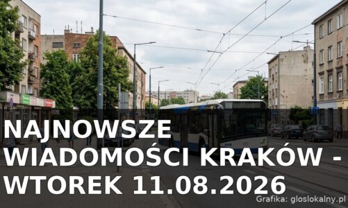 Najnowsze wiadomości Kraków – Wtorek 11.08.2026