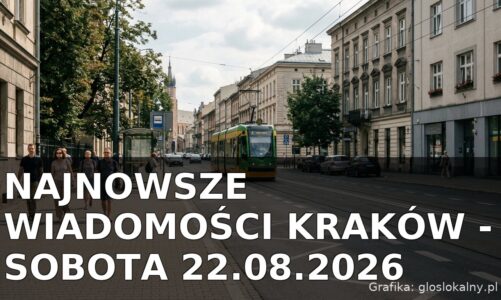 Najnowsze wiadomości Kraków – Sobota 22.08.2026