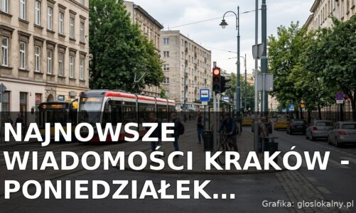 Najnowsze wiadomości Kraków – Poniedziałek 24.08.2026