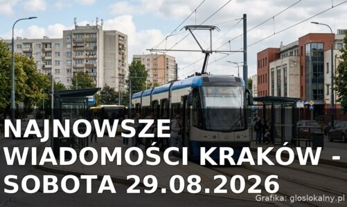 Najnowsze wiadomości Kraków – Sobota 29.08.2026