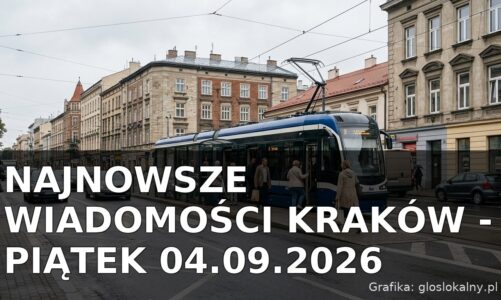Najnowsze wiadomości Kraków – Piątek 04.09.2026
