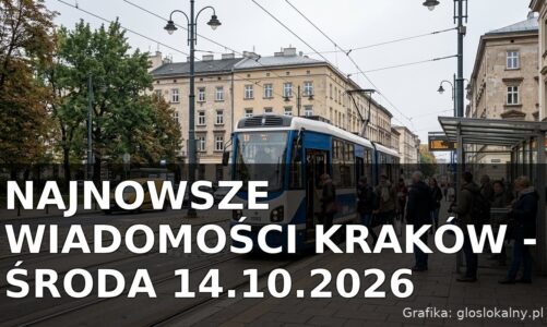 Najnowsze wiadomości Kraków – Środa 14.10.2026