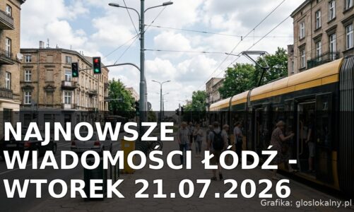 Najnowsze wiadomości Łódź – Wtorek 21.07.2026