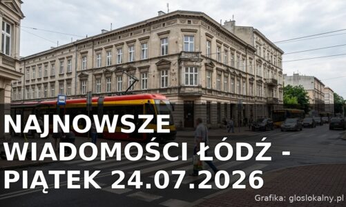 Najnowsze wiadomości Łódź – Piątek 24.07.2026