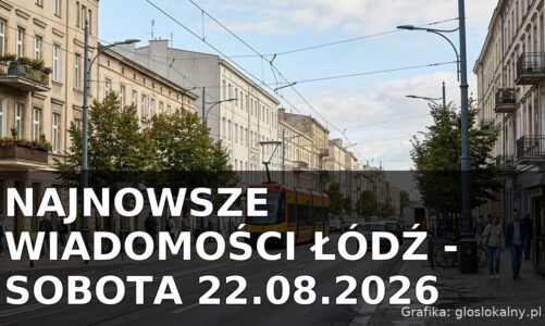 Najnowsze wiadomości Łódź – Sobota 22.08.2026