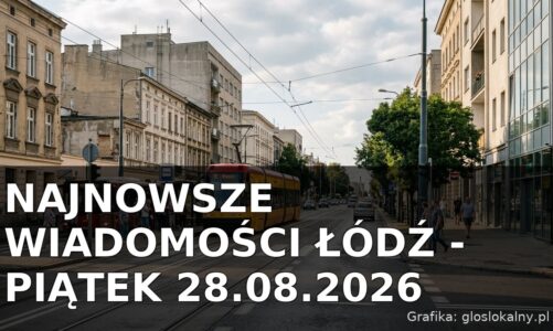 Najnowsze wiadomości Łódź – Piątek 28.08.2026