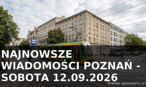 Najnowsze wiadomości Poznań – Sobota 12.09.2026