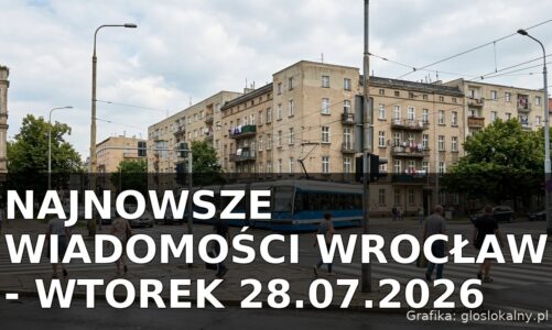 Najnowsze wiadomości Wrocław – Wtorek 28.07.2026