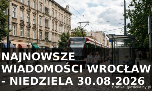 Najnowsze wiadomości Wrocław – Niedziela 30.08.2026